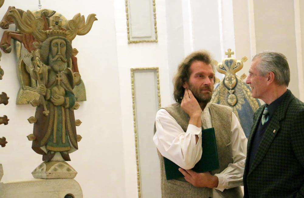 A CSENDBŐL ÉLNI - Blaskó Sándor szobrászművész kiállítása