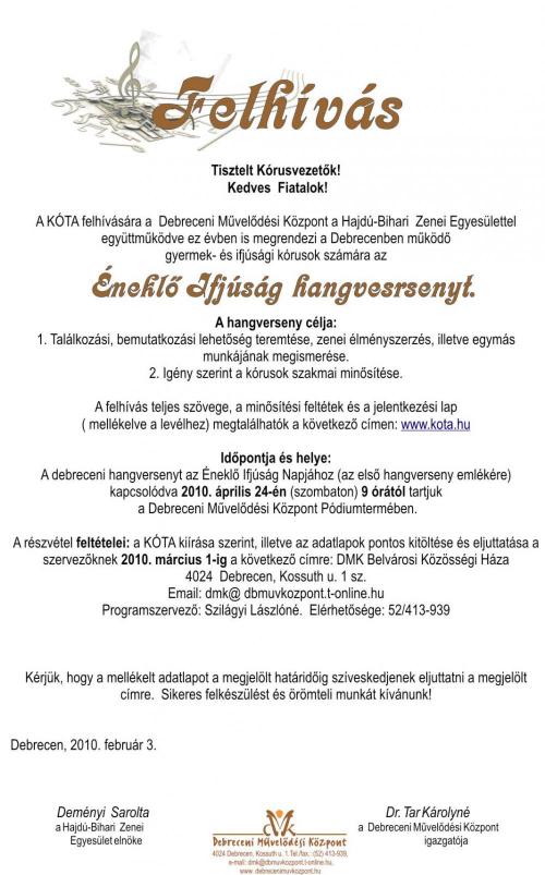 Éneklő Ifjúság 2010