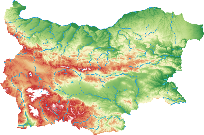 KI TUD TÖBBET BULGÁRIÁRÓL?  : Bulgária domborzatának és földrajzi adottságainak kartográfiai ábrázolása
